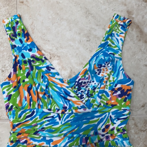 Lilly Pulitzer coral summer dress - Picture 3 of 4